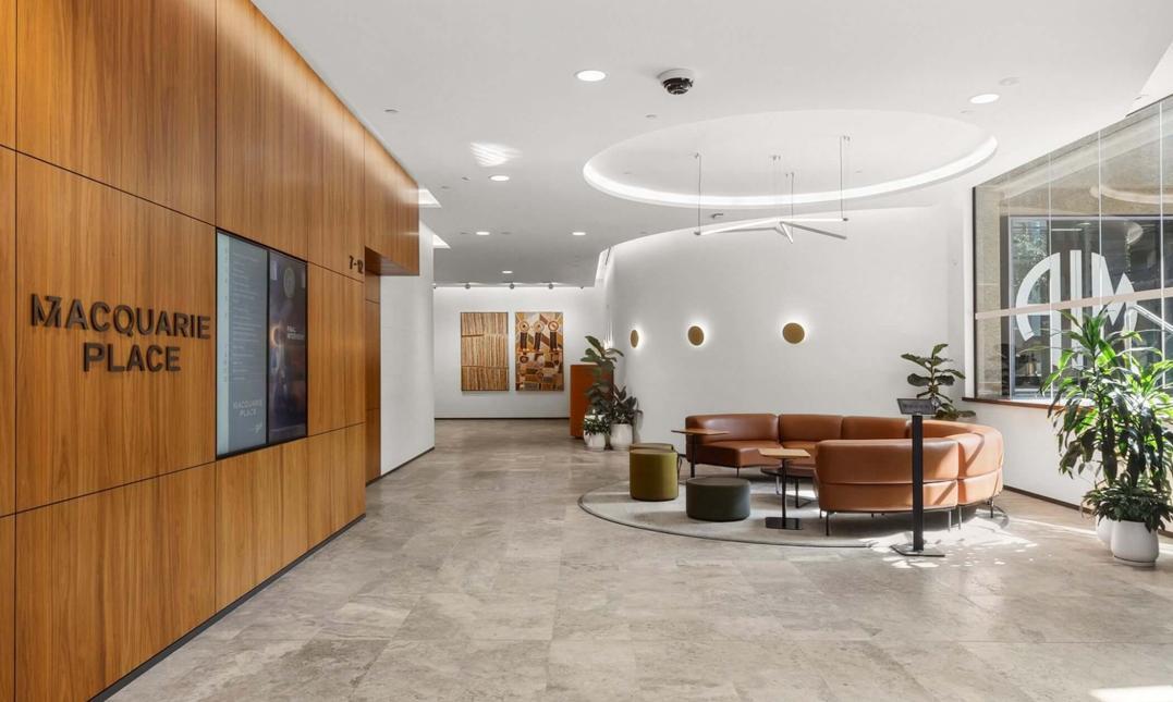 Hutch office building foyer