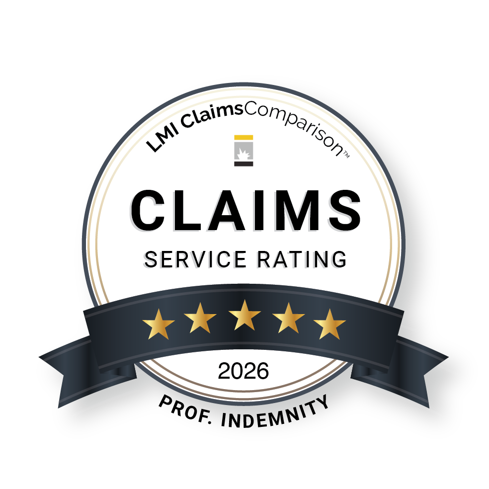 2026 LMI Claims Rating Professional Indemnity 5 stars